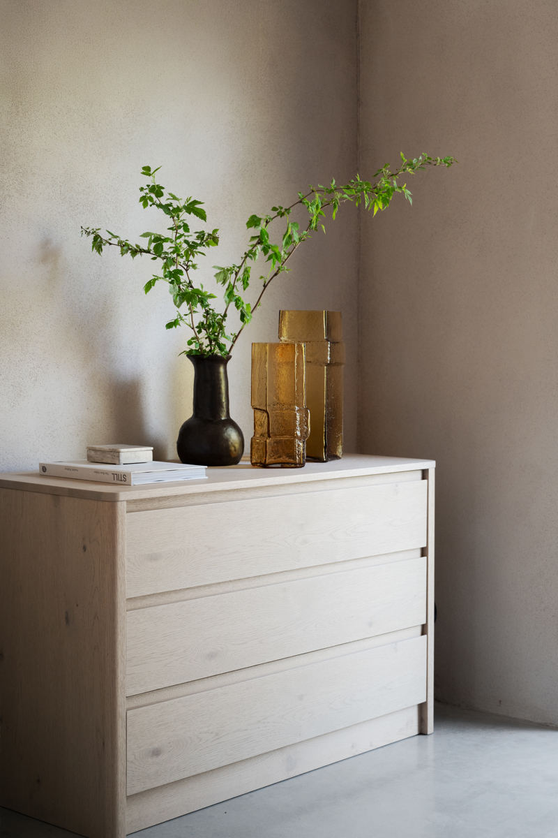 Melstone Byrå, Vitpigmenterad, 110x45x70 cm