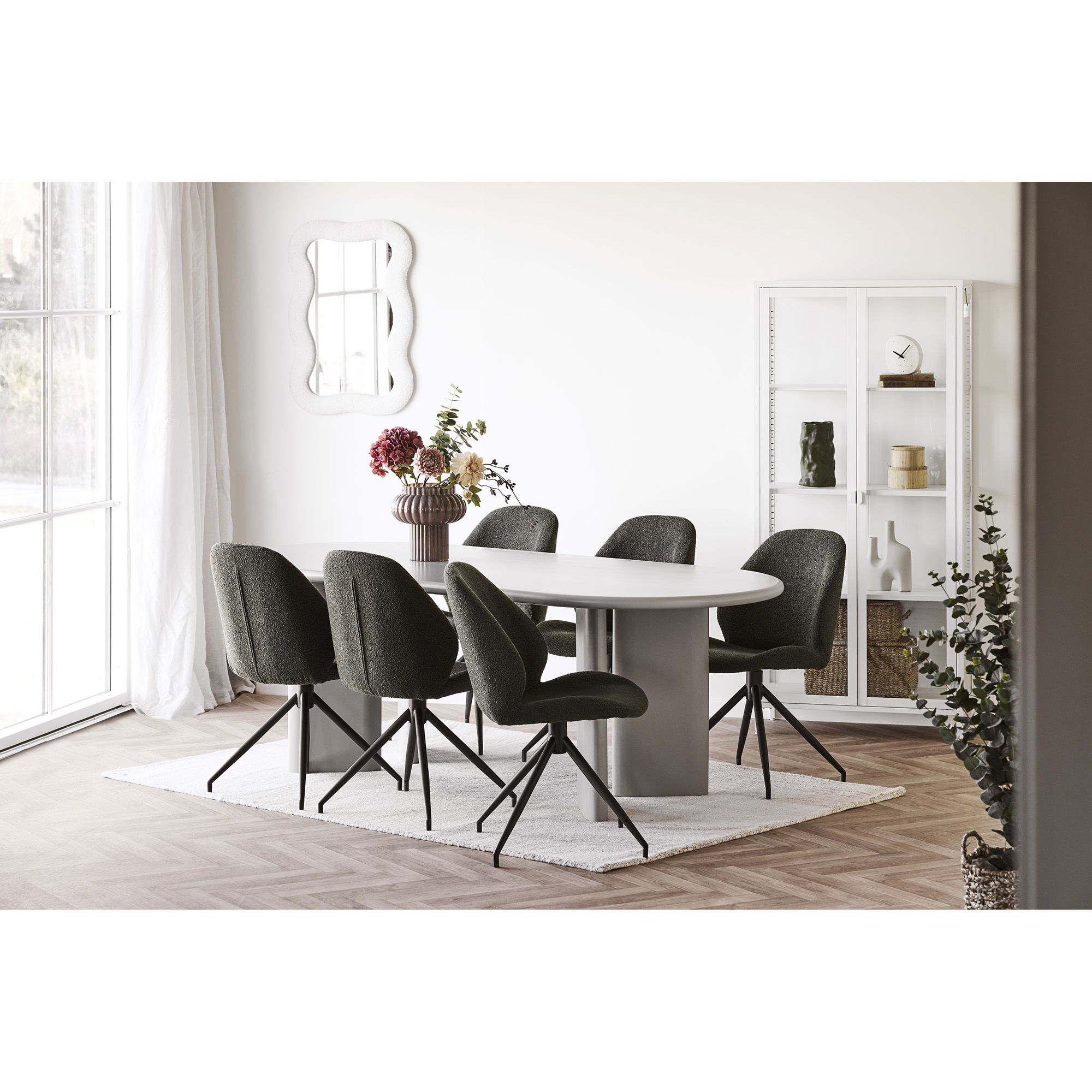 Nagano matbord – Matbord, sandfärgat, 100x220x75 cm