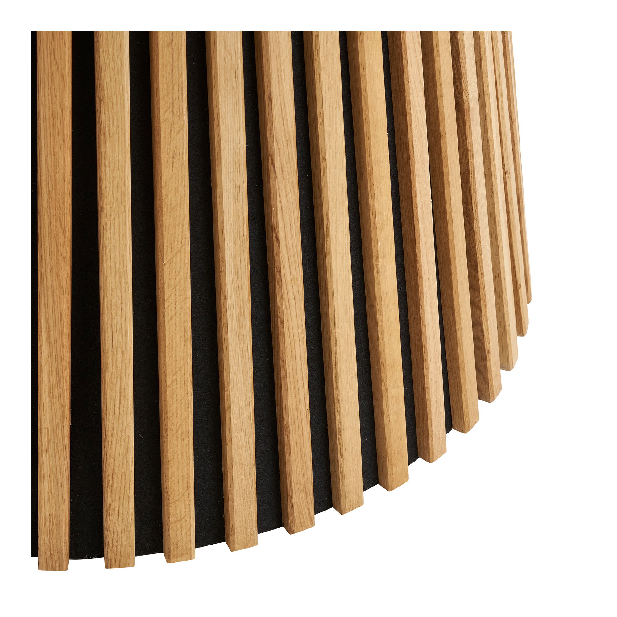 Osaka matbord – Matbord, ekfaner, naturfärgad, ø140×75 cm