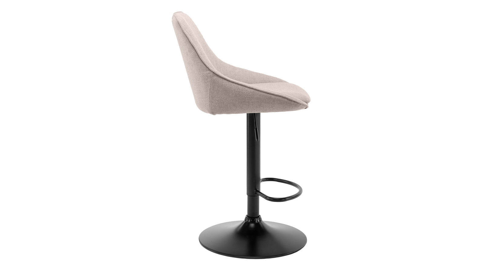 PARADE Barstol m gaslift i beige tyg