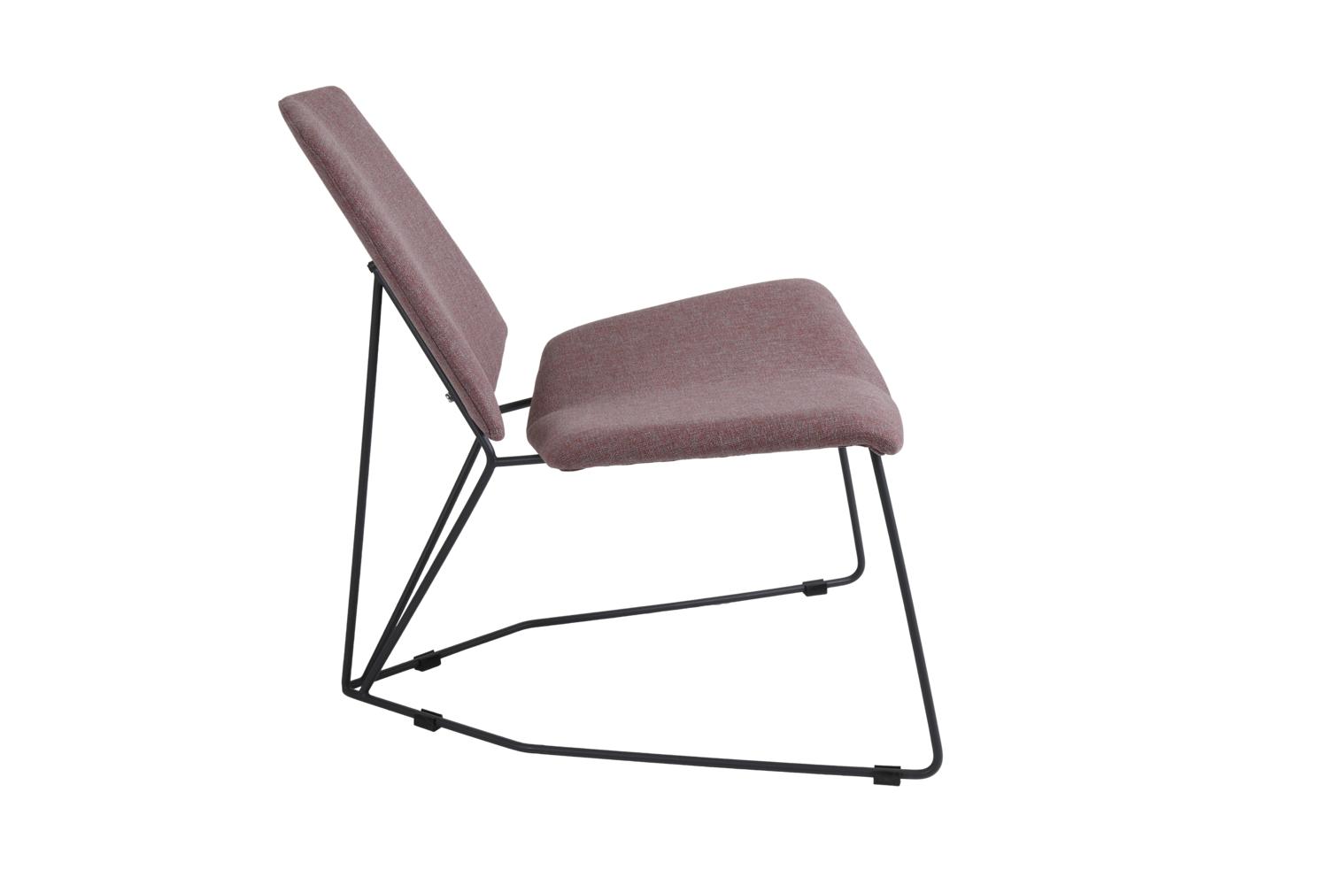 Pollux fåtölj Rosa/antracit