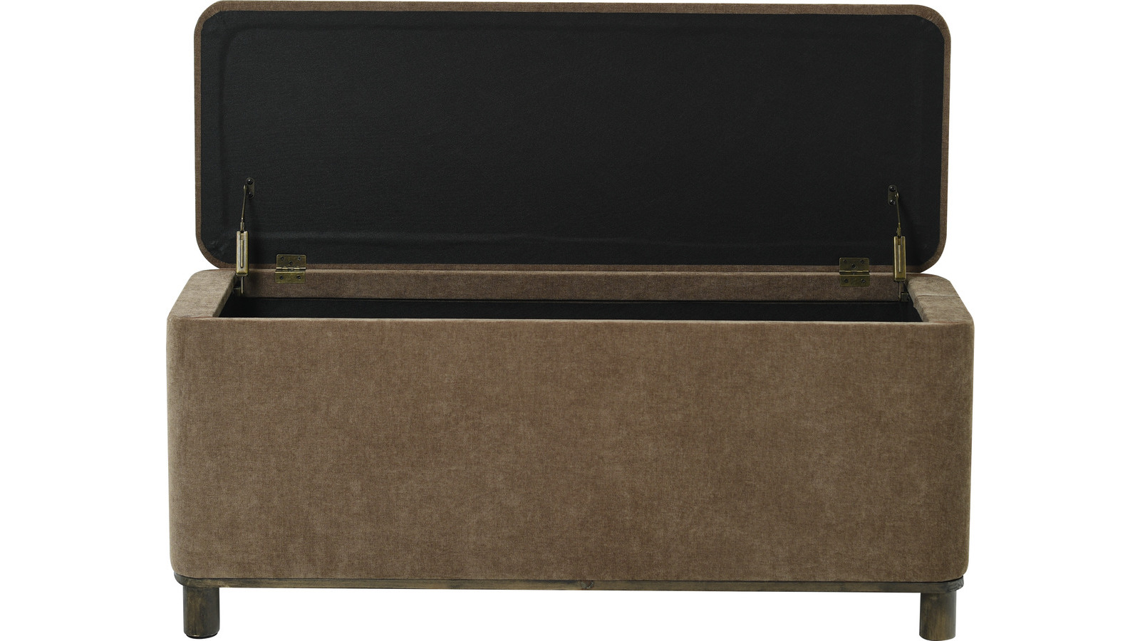 SOMA Bänk med förvaring 110 cm brun