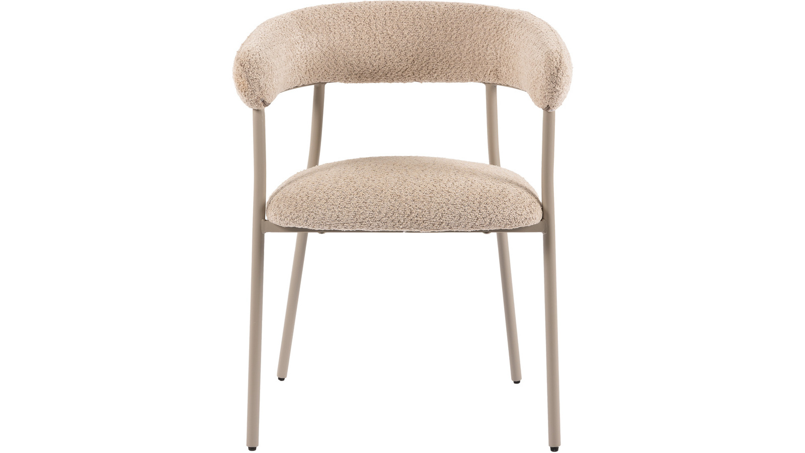 TÖYEN Matstol i beige tyg