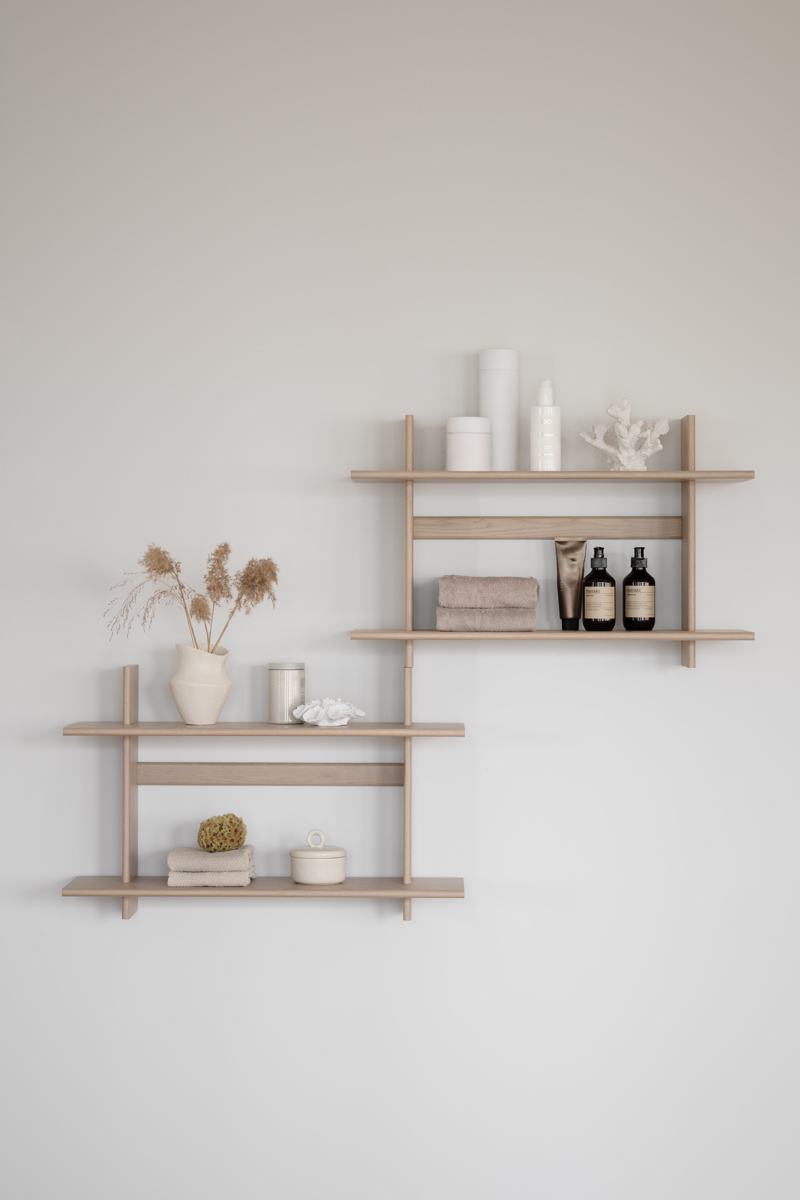 Westlock Hylla, Vitpigmenterad, 75x25x48 cm