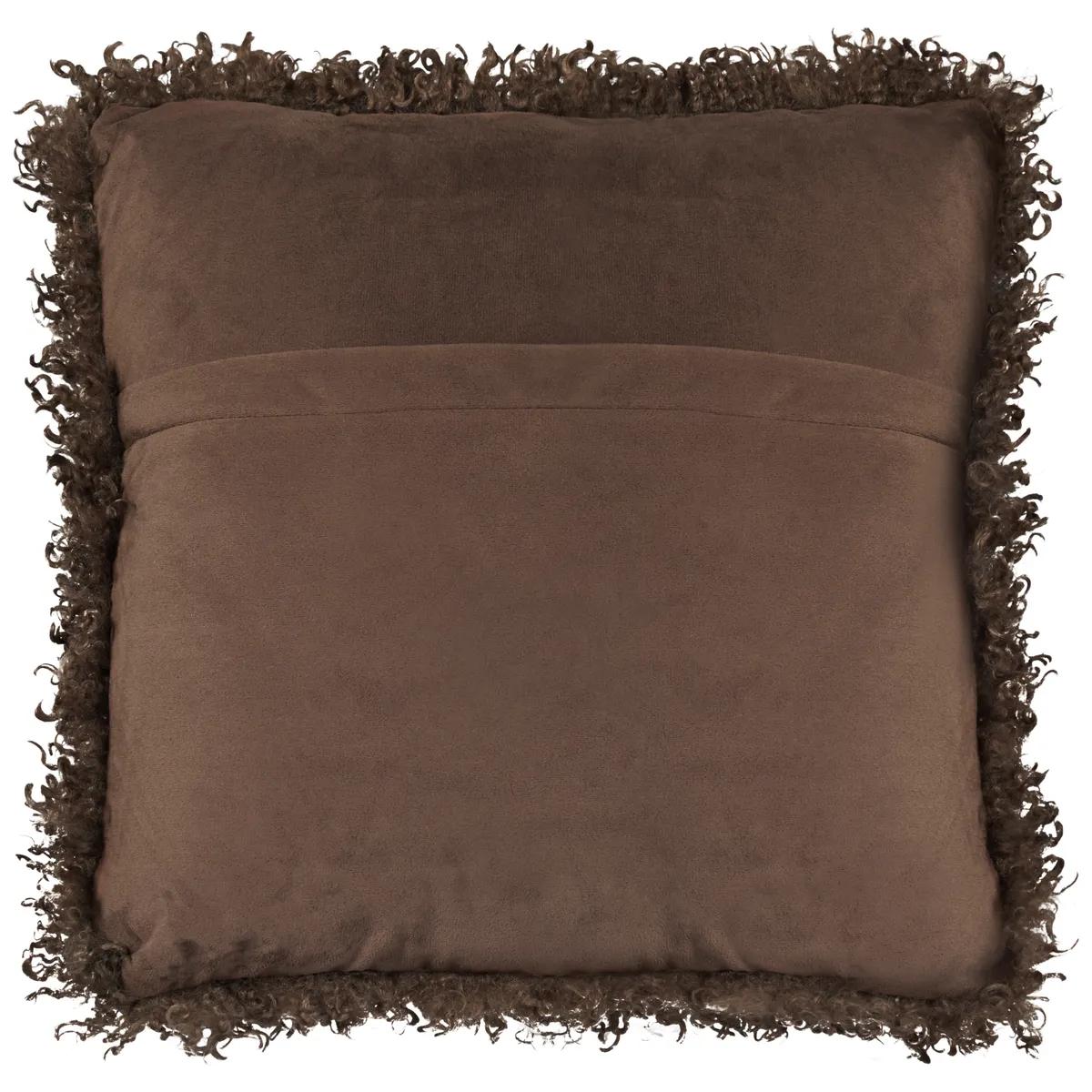 Wooly Cushion – Brown