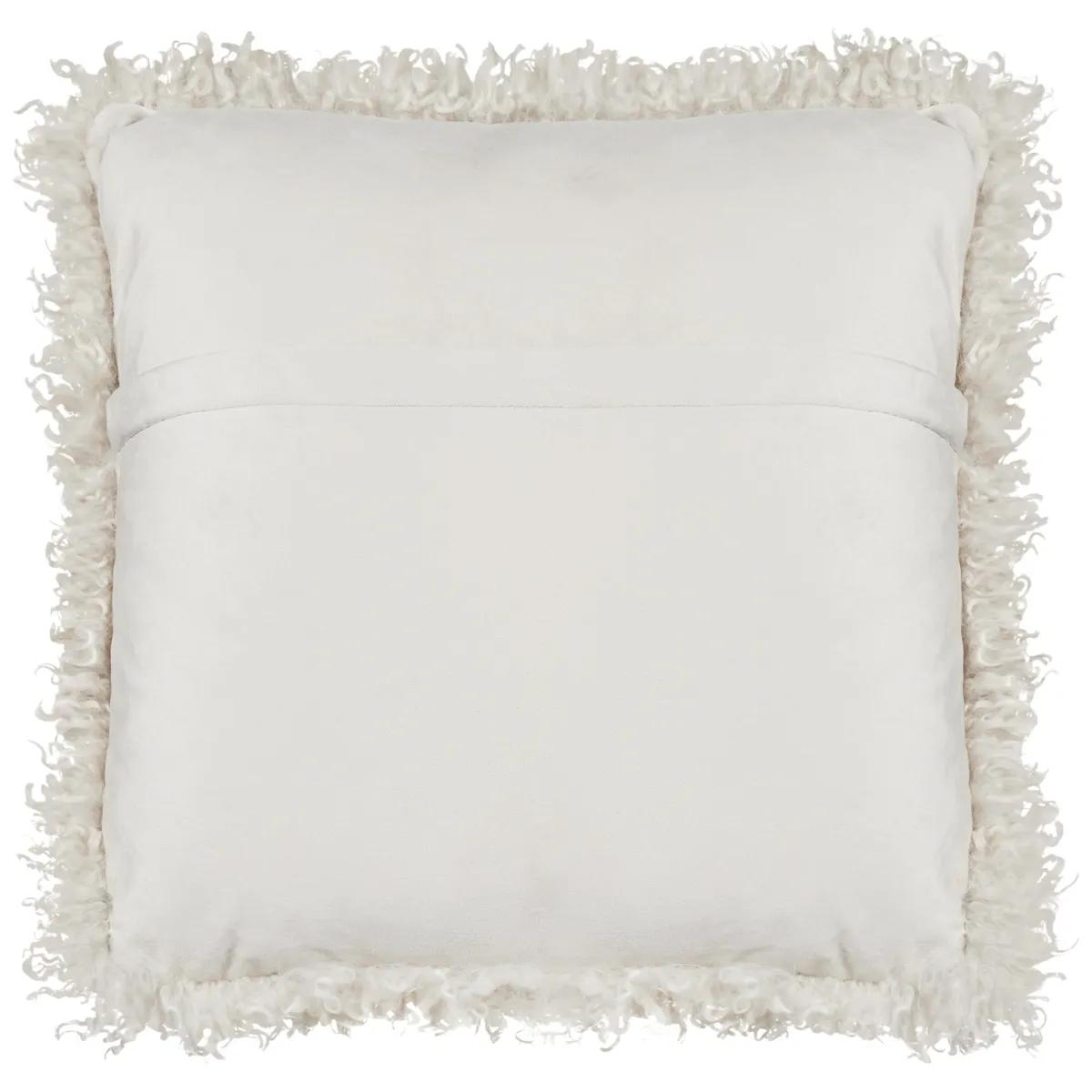 Wooly Cushion – Light Beige