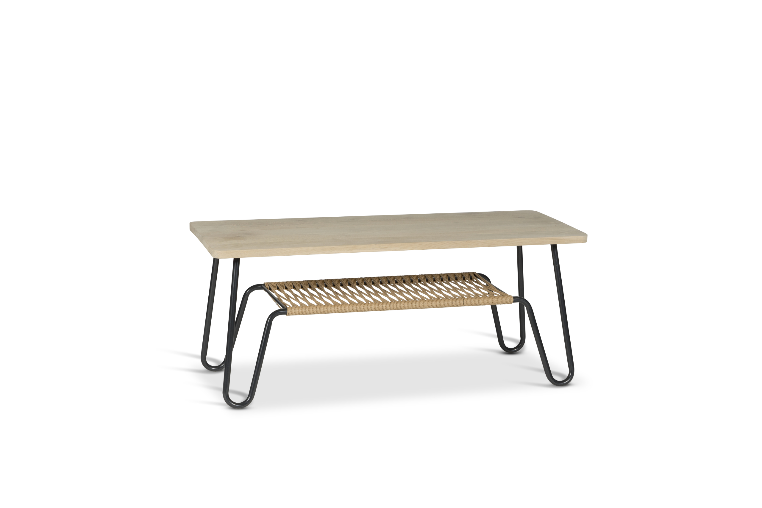 Marcel Soffbord/Sideboard 120x50cm, Vitsåpad Rustik Ek