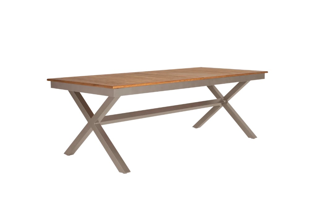 Kiwi utematbord teak/aluminium